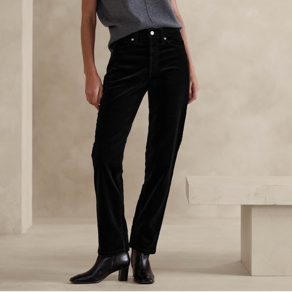 Banana republic high rise straight fit corduroy size 31 NWT